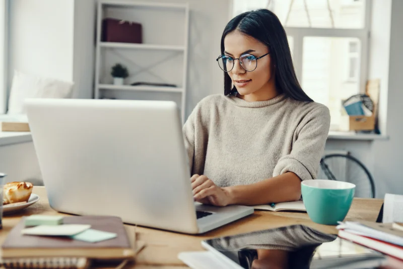 Person on Computer